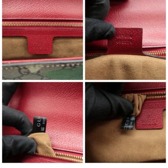 100% Authentic GUCCI Padlock Multicolor Tian Print GG Canvas Shoulder Bag - Picture 11 of 12
